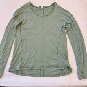 lululemon athletica Sage green Long Sleeve Top 10